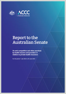 Front cover of Private Health Insurance report