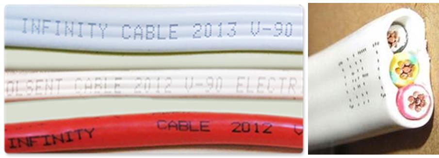 Infinity Cable and a cross section of cable