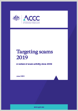 Targeting scams 2019: a review of scam activity since 2009 cover