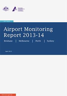 Airport monitoring report 2013-14 cover