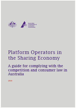 cover page of Platform Operators in the Sharing Economy document 