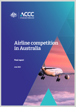 Thumbnail image of Airline competition in Australia - June 2023 report