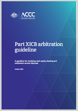 Part XICB arbitration guideline thumbnail