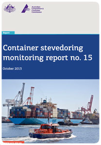 Container stevedoring monitoring report no.15 cover
