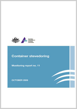 Container stevedoring monitoring report no.11 cover