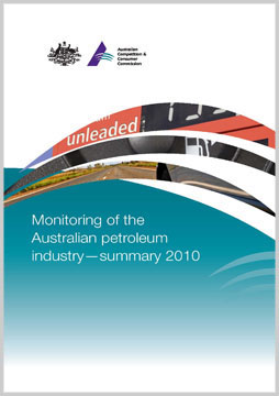 Monitoring of the Australian petroleum industry 2010 - Summary cover