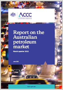 Cover page thumbnail of petrol quarterly report for March 2022